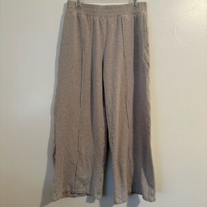 Yogalicious Terry Fleece Dahlia Wide Leg Pant